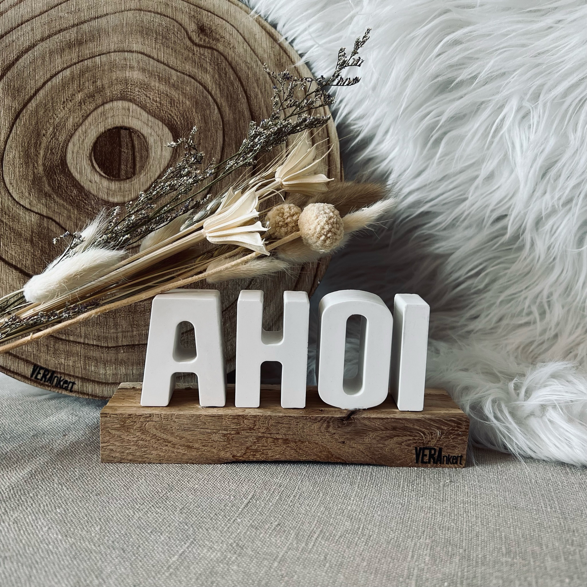 Gipsaufsteller "AHOI"