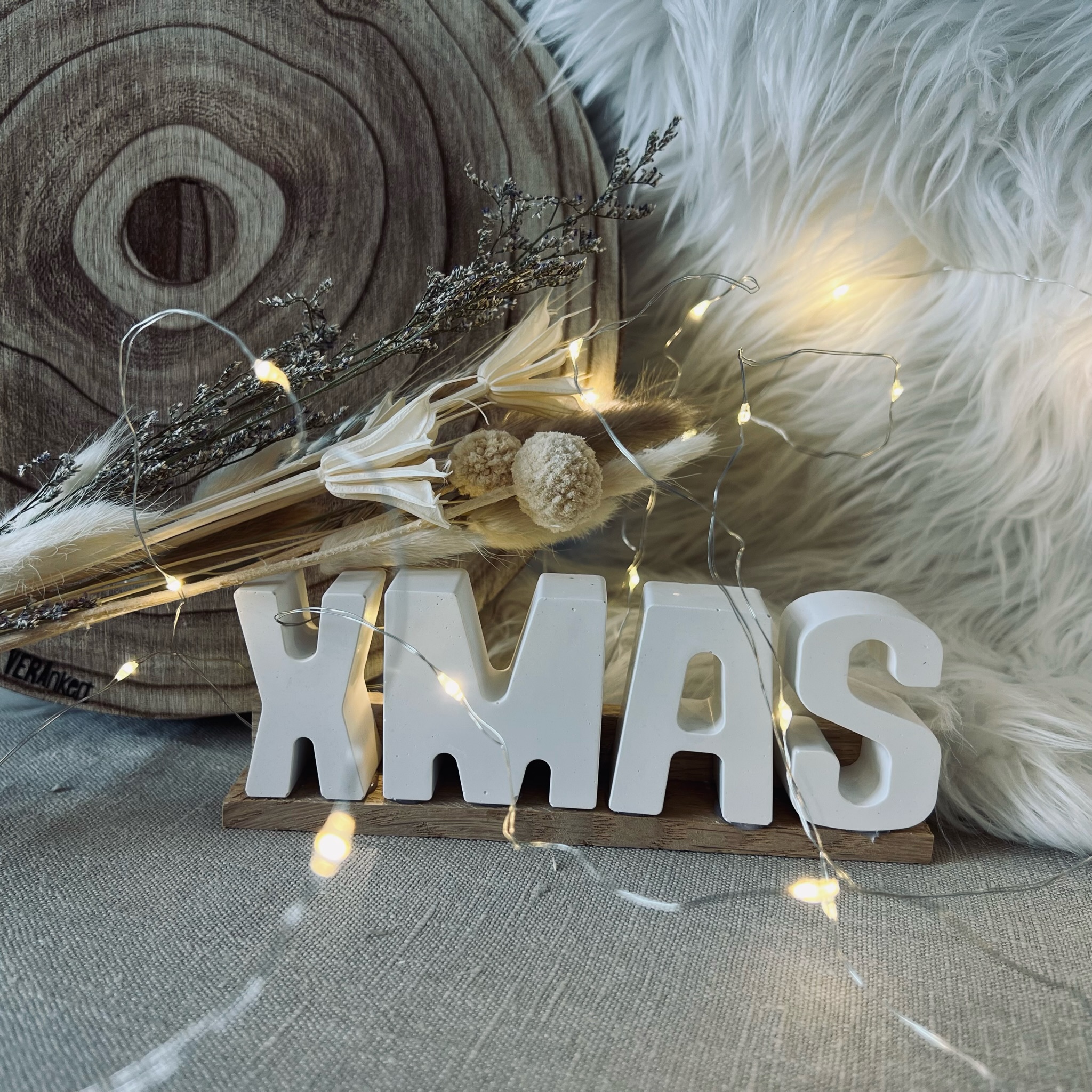 Gipsaufsteller "XMAS" Gipsaufsteller "XMAS"